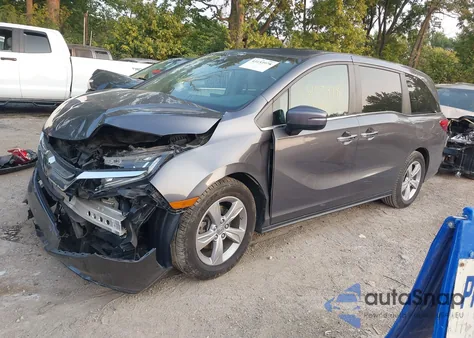 2019 Honda Odyssey Ex-L z USA, uszkodzony, nr VIN 5FNRL6H74KB071290